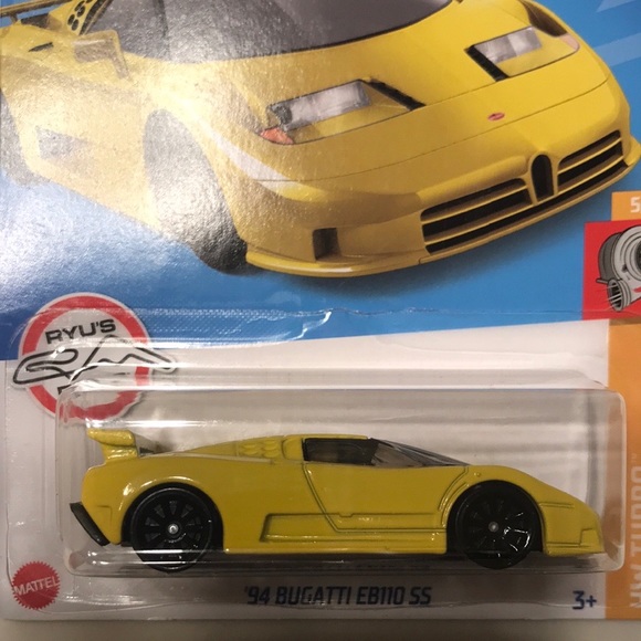 Hot wheels 1994 Bugatti EB 110 SS Yellow in high demand and highly collectible - Picture 2 of 6
